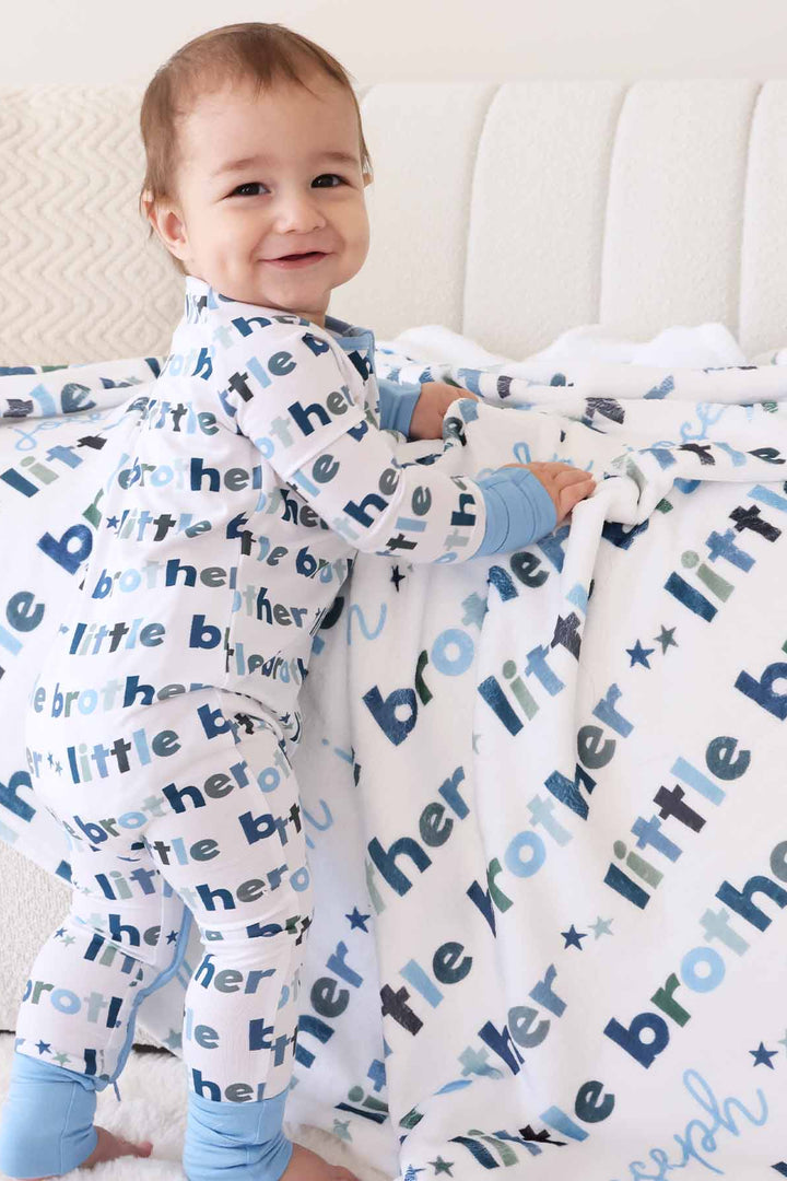 Personalized Kids Blanket | Little Sibling