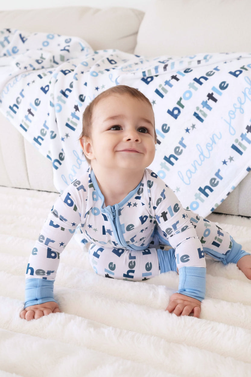 Little Brother Convertible Bamboo Zip Romper