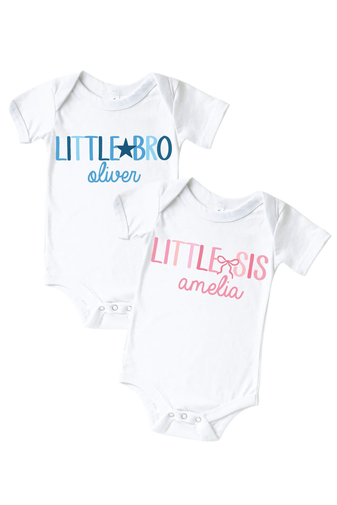 Personalized Still The Baby Graphic Bodysuit | White