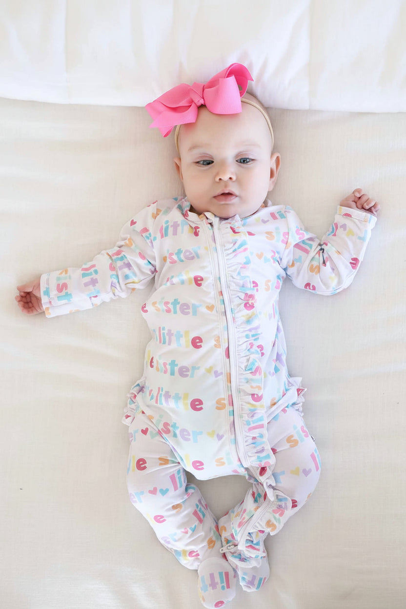 baby announcement outfit for little sister 