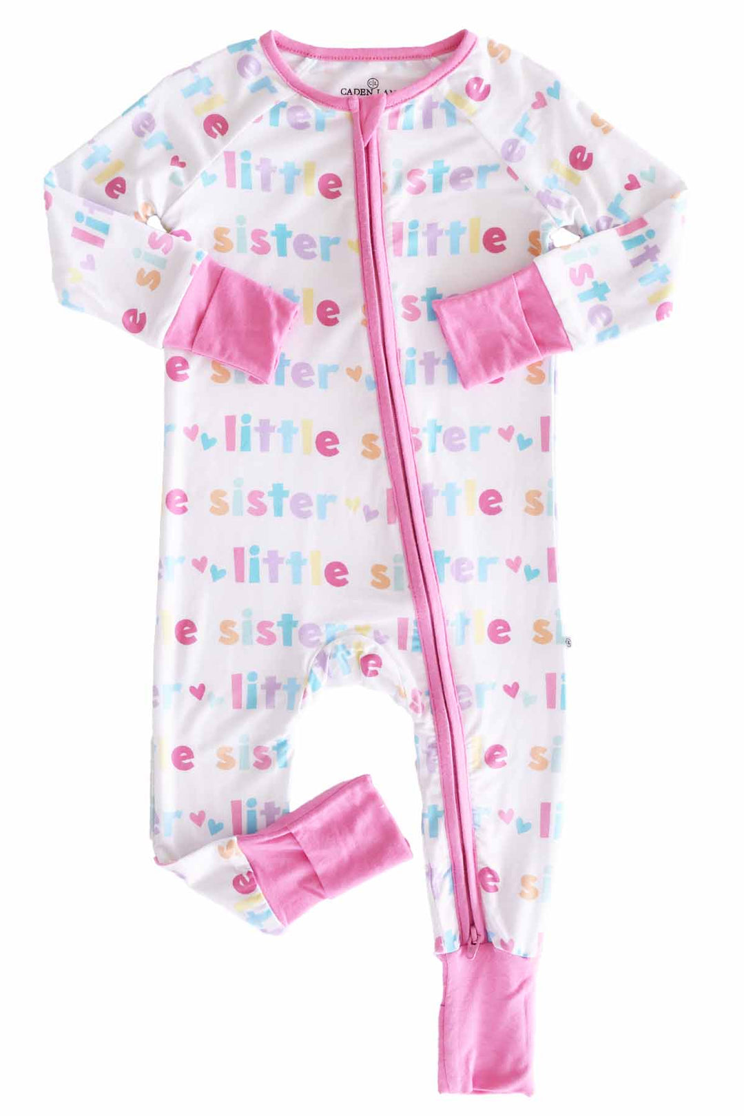 little sister zip romper