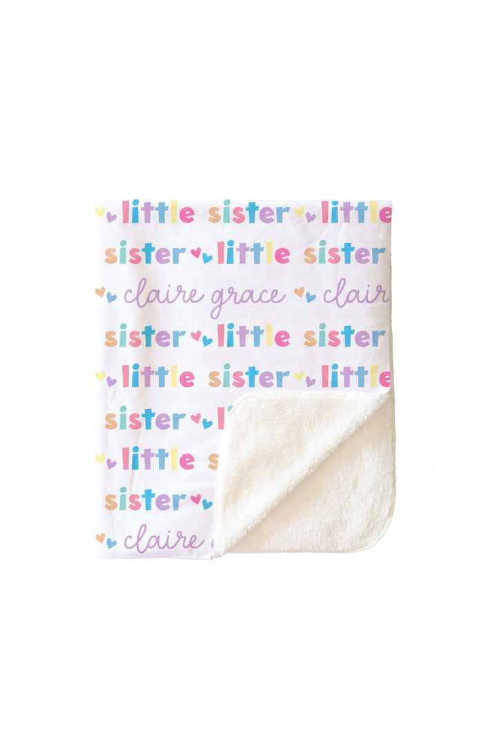 Personalized Kids Blanket | Little Sibling