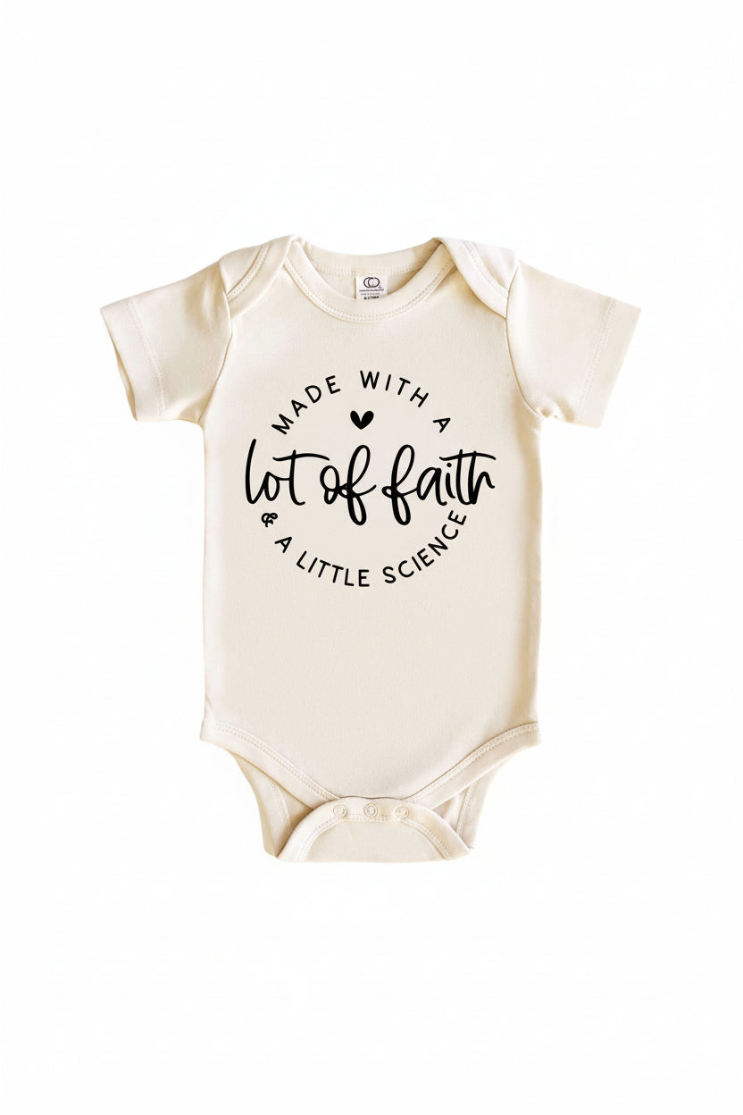 Made With A Little Science Graphic Bodysuit | Natural