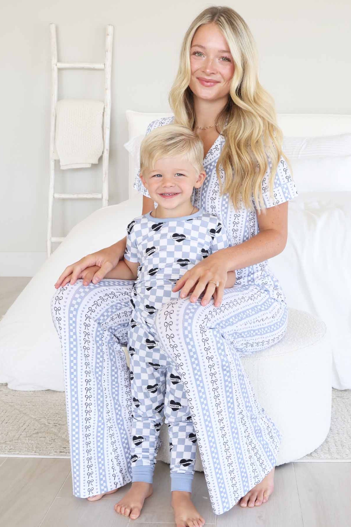 Women's Two-Piece Flare Lounge Set | Bow Mama