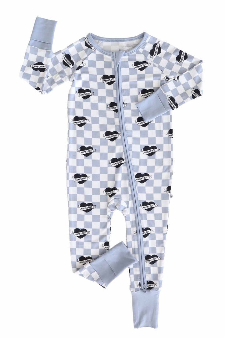 mama's boy convertible zip romper