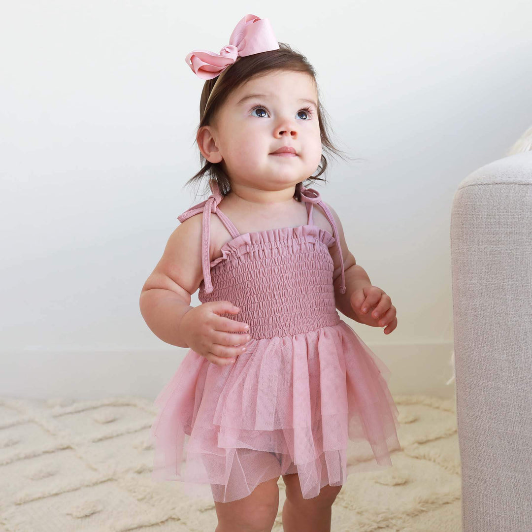 mauve tutu bodysuit for toddlers 