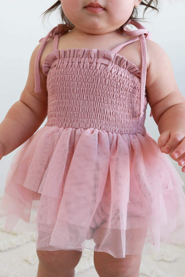 mauve tutu bodysuit for babies