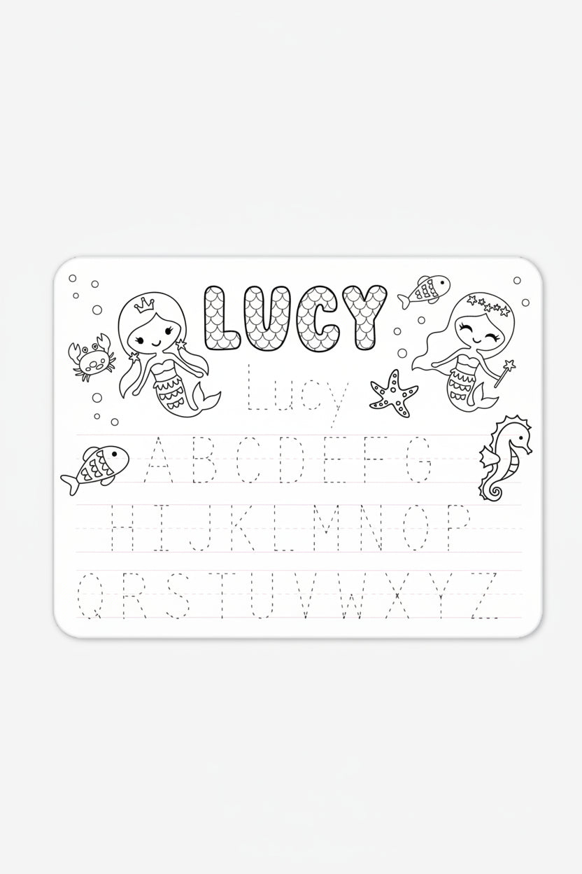 whiteboard font mermaid magic 