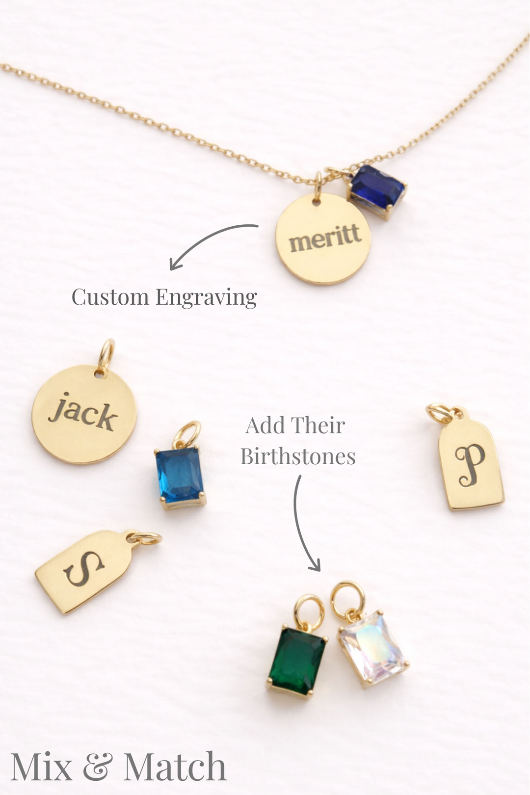 Engraved Charms