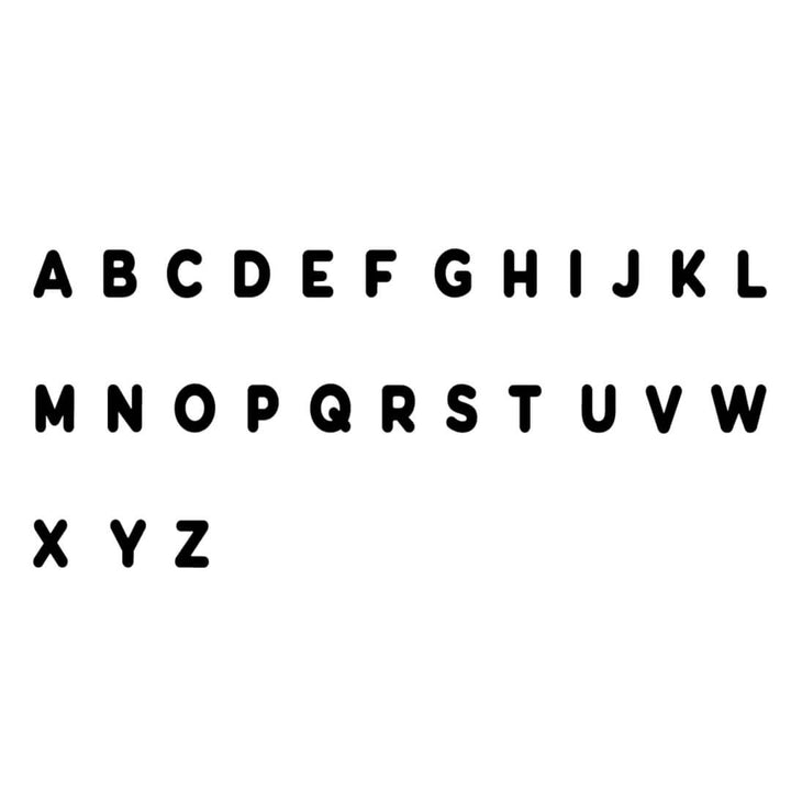 retro font block