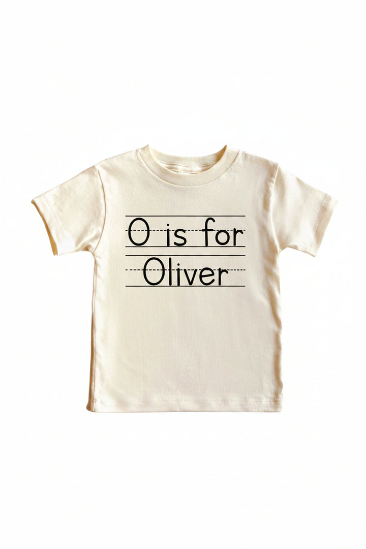 my name is personalized kids graphic tee 