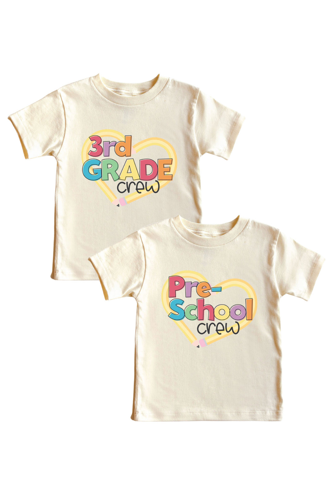 new grade crew graphic tees