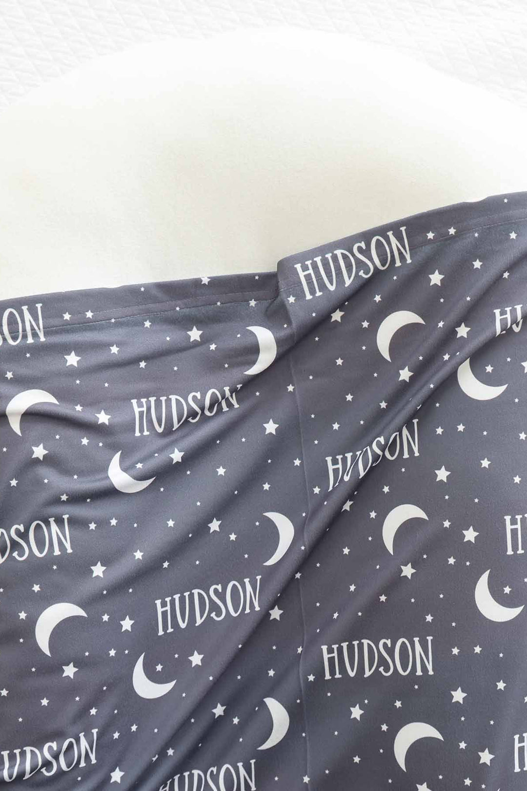 night sky personalized swaddle blanket 