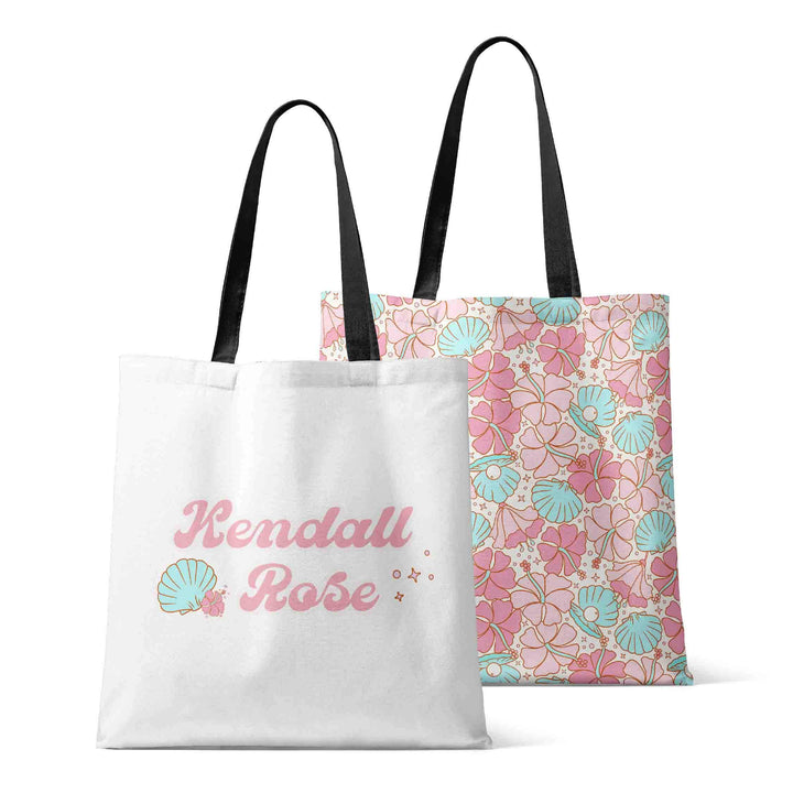 ocean pearl personalized tote 