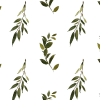 Olive Leaf Newborn Baby Knot Gown & Hat Set