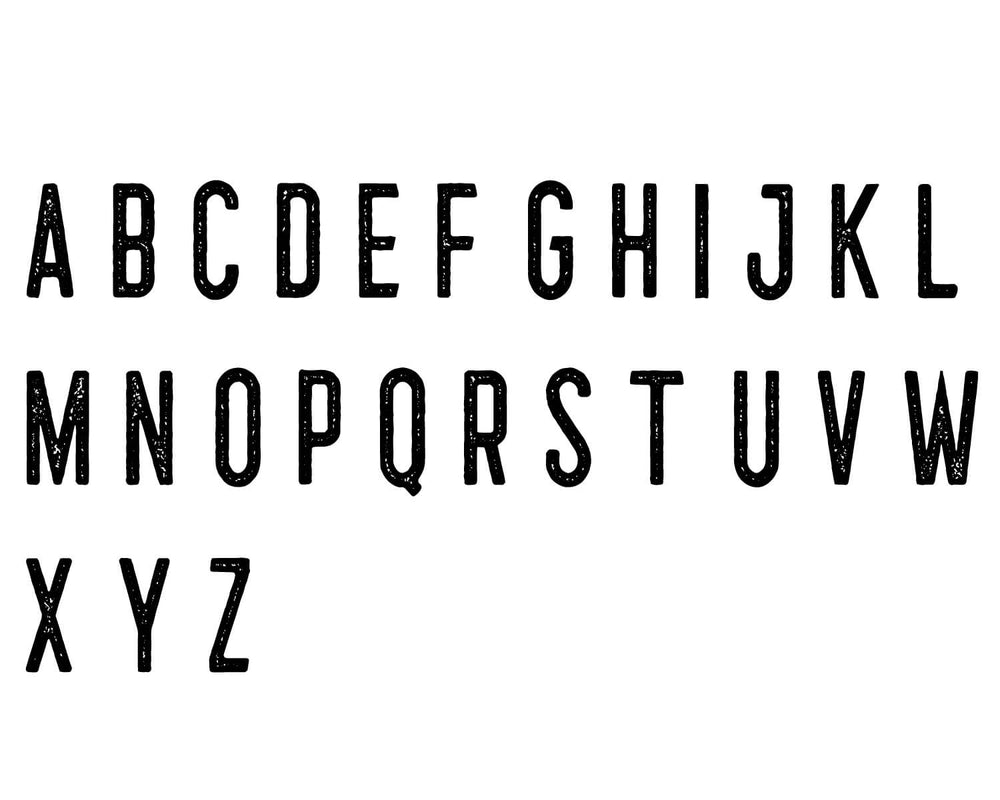 towel block font 
