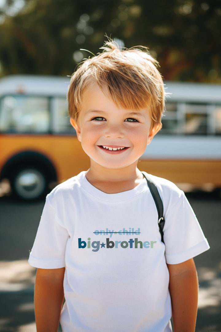 Only Child Kids Graphic Tee | White