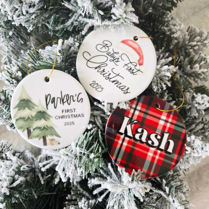 Personalized Christmas Ornaments