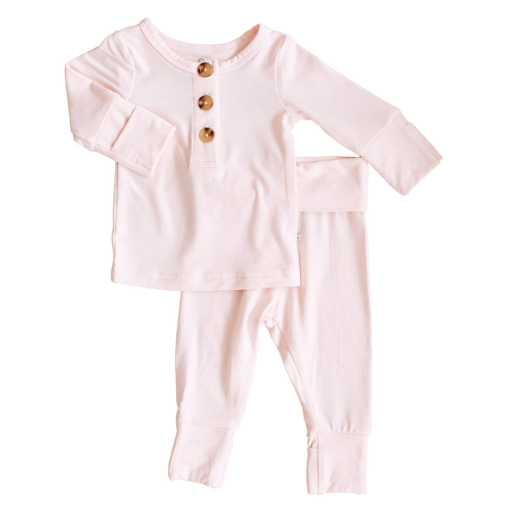 light pink bamboo set for newborns