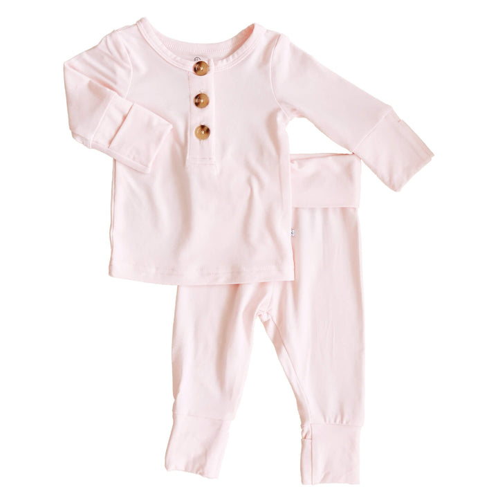 light pink bamboo set for newborns