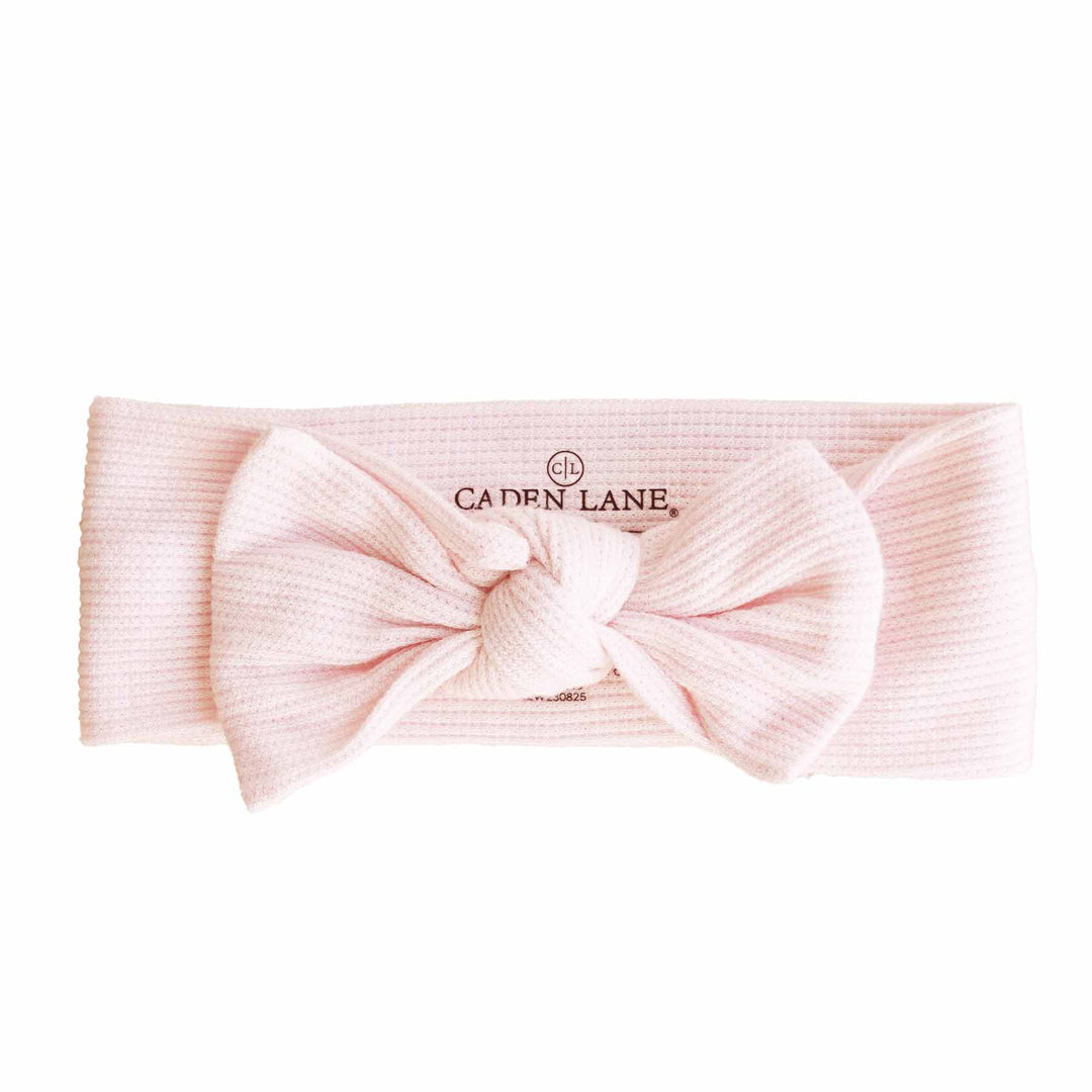 pale pink headwrap flat lay