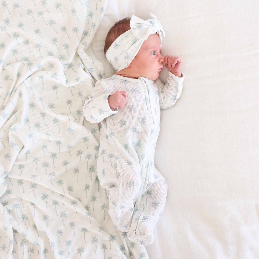 palm tree baby headwrap