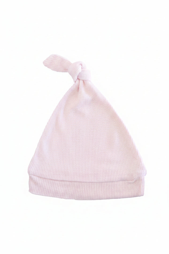 pearl pink bamboo hat 