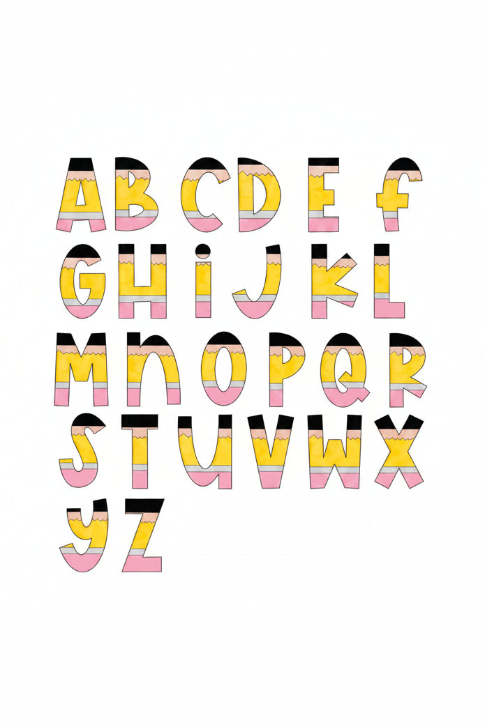pencil font 