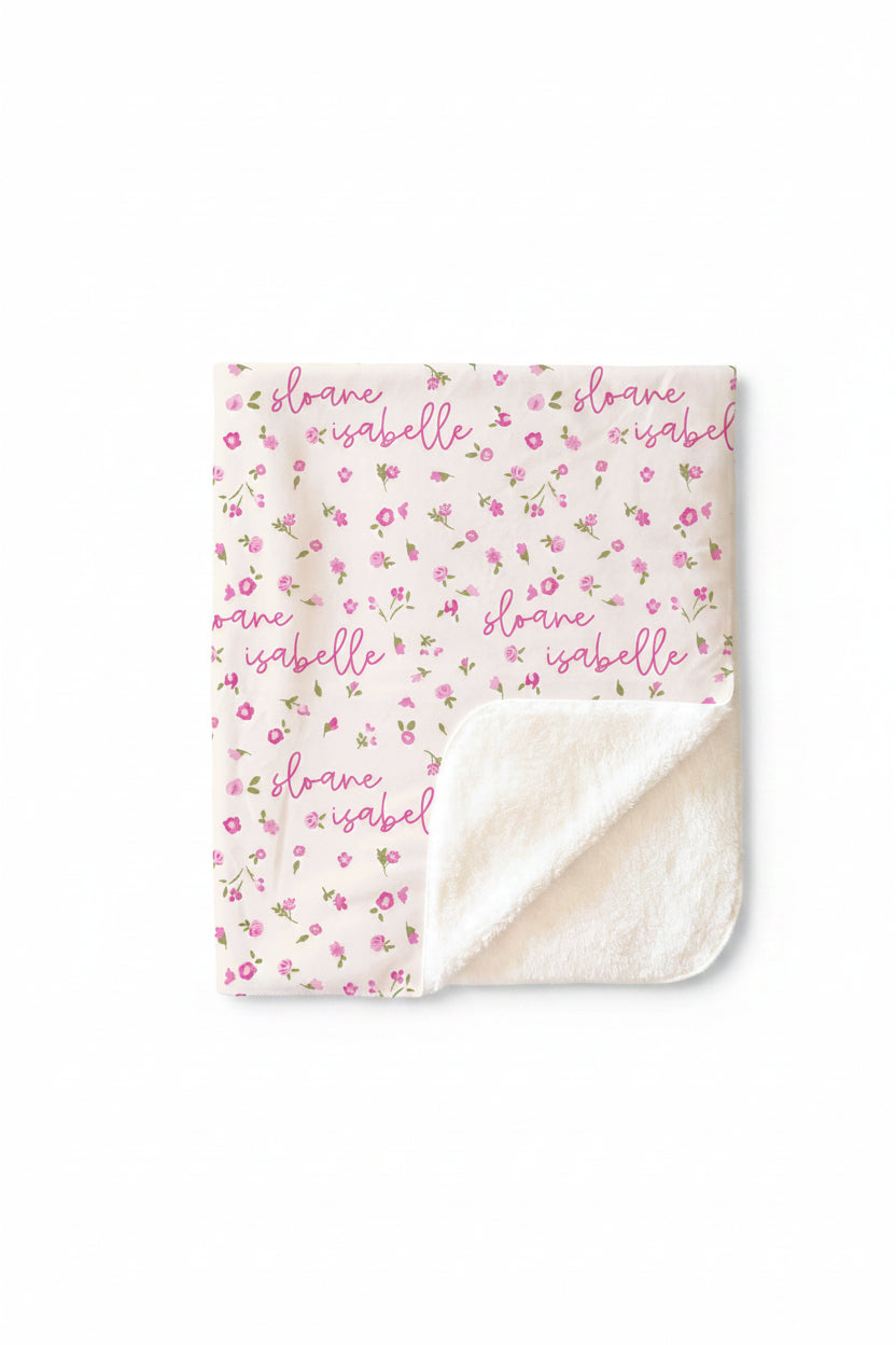 Penny's Posies Personalized Kids Blanket