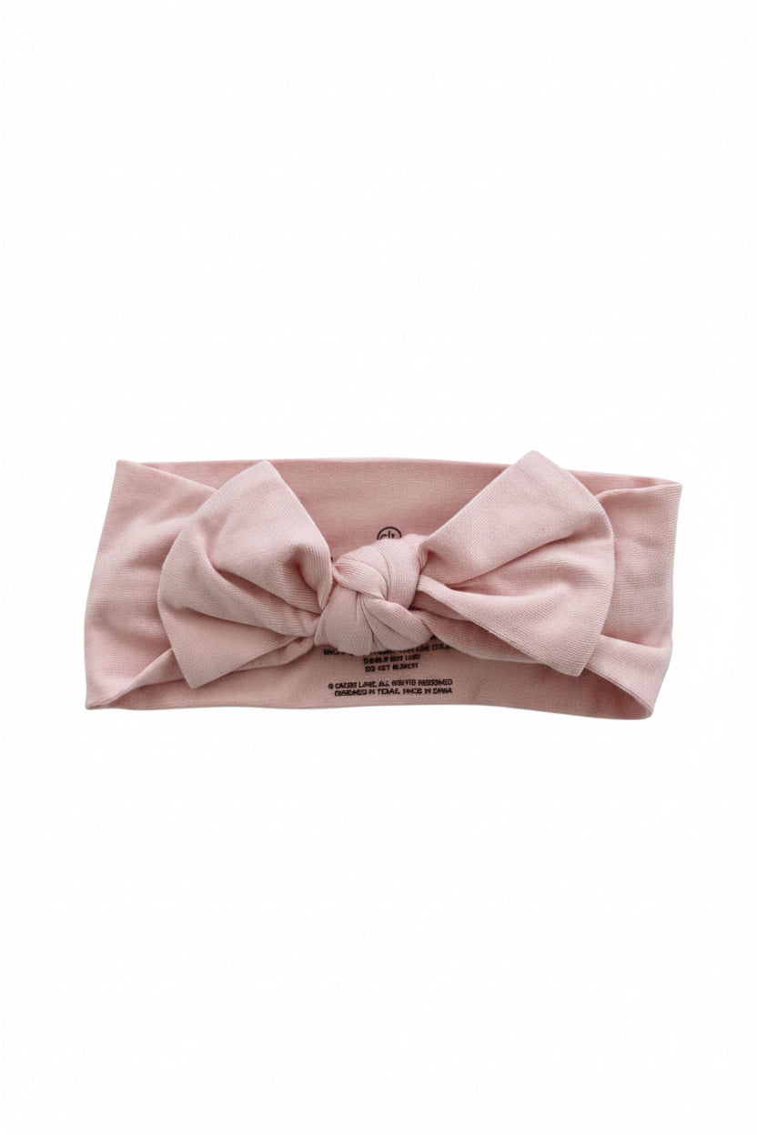 pink large bow headwrap