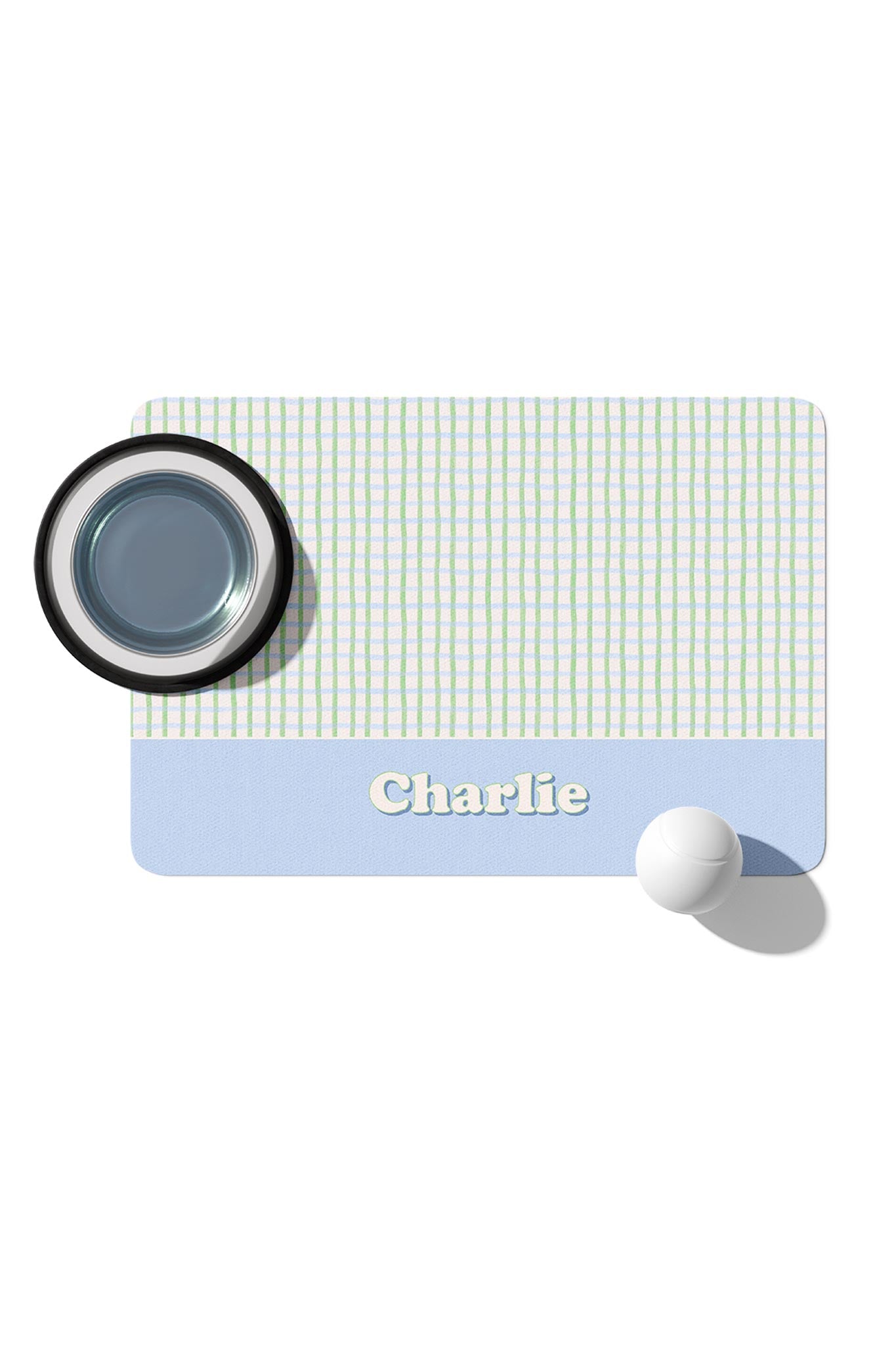 Personalized Pet Placemat | Picnic Plaid