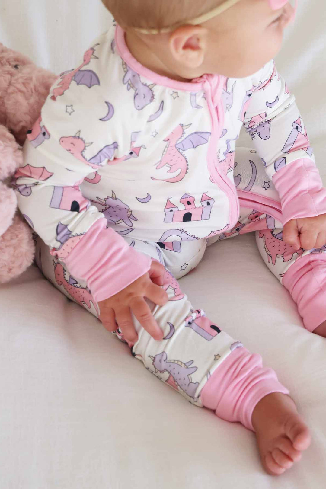 dragon adventure convertible zip romper for girls