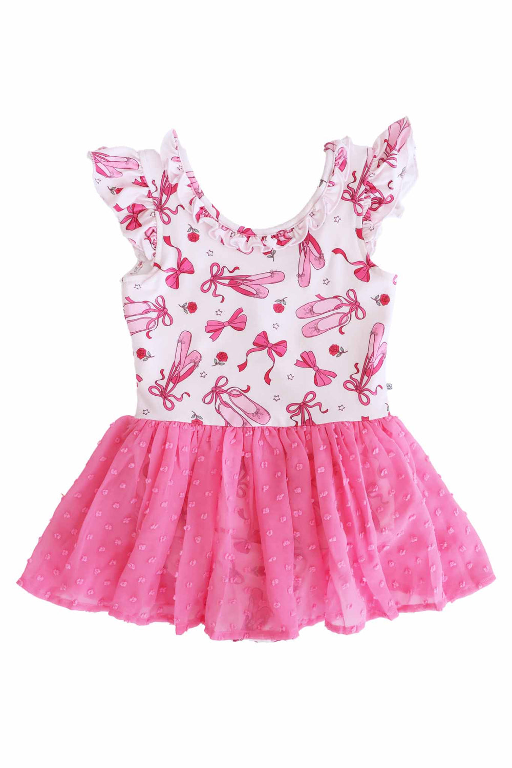 ballerina shoe and bow leotard for girls 