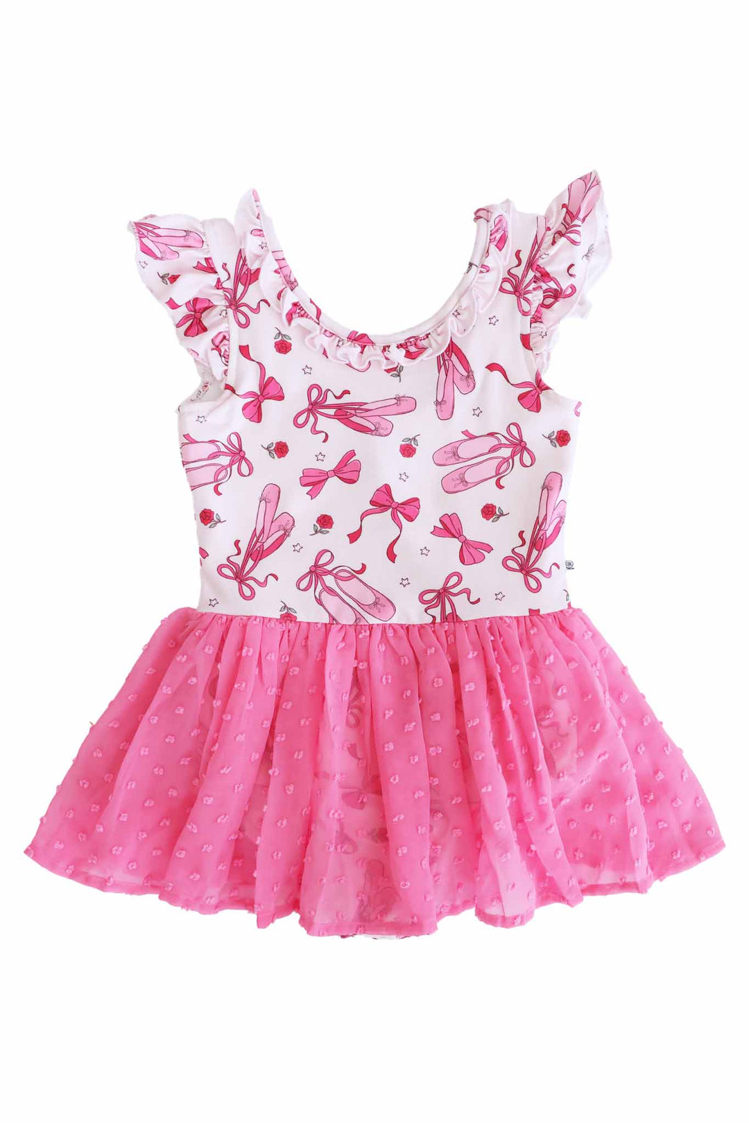 ballerina shoe and bow leotard for girls 
