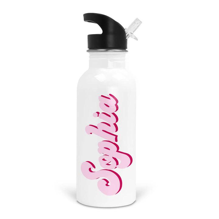 bubbly watermelon personalized kids water bottle 