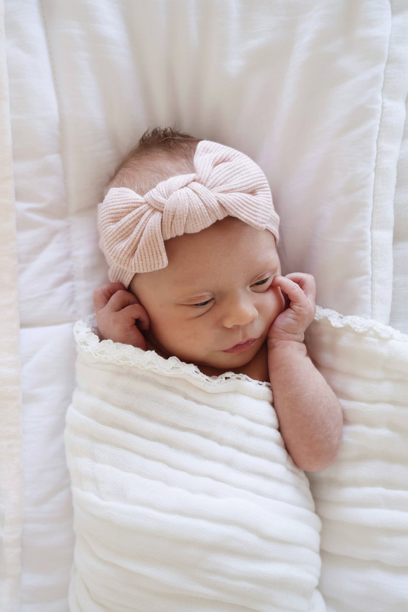 pink fawn headwrap 
