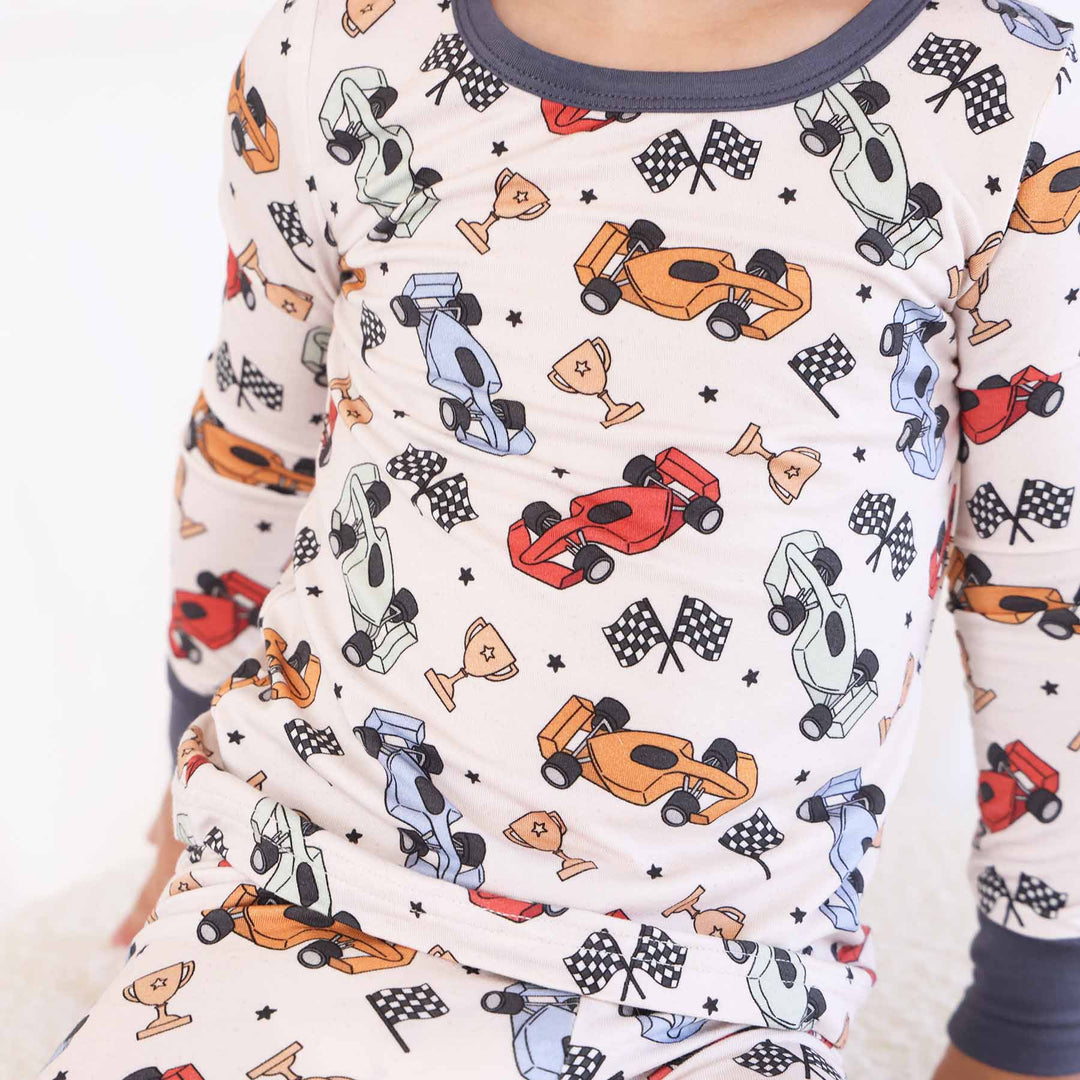 pit crew boys pajama set 