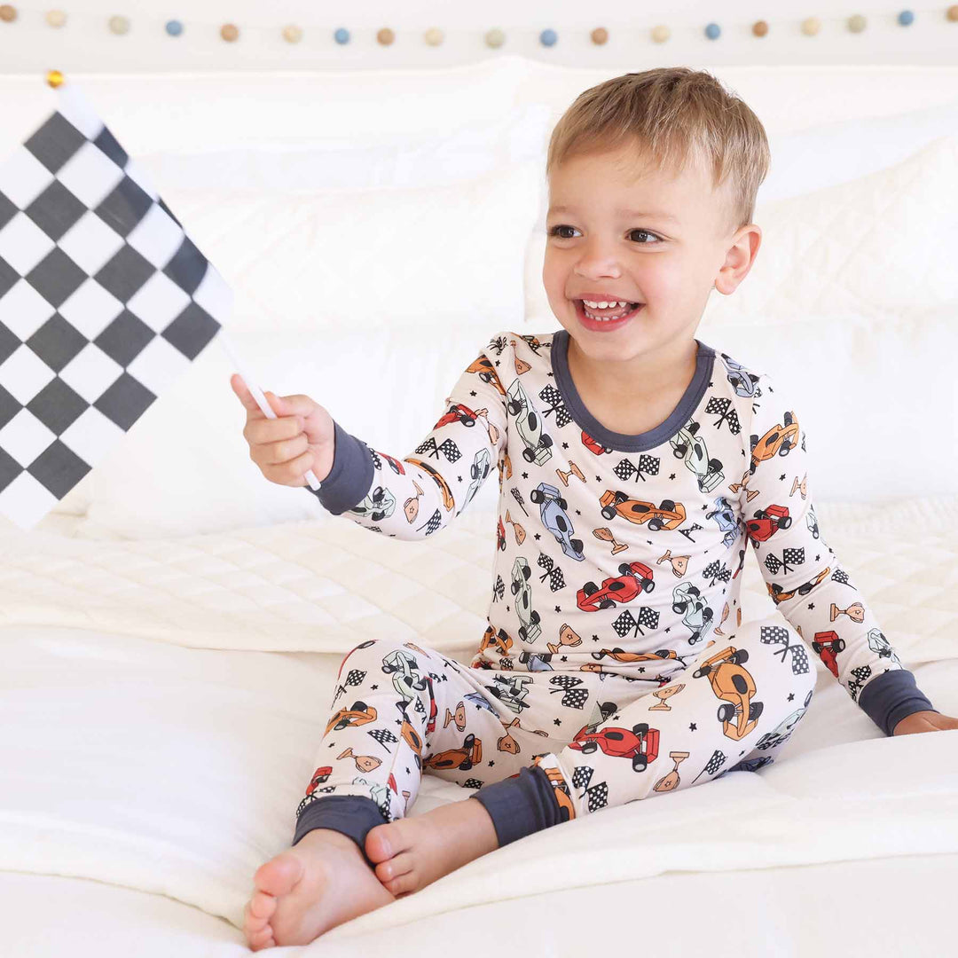 pit crew bamboo boys pajamas 