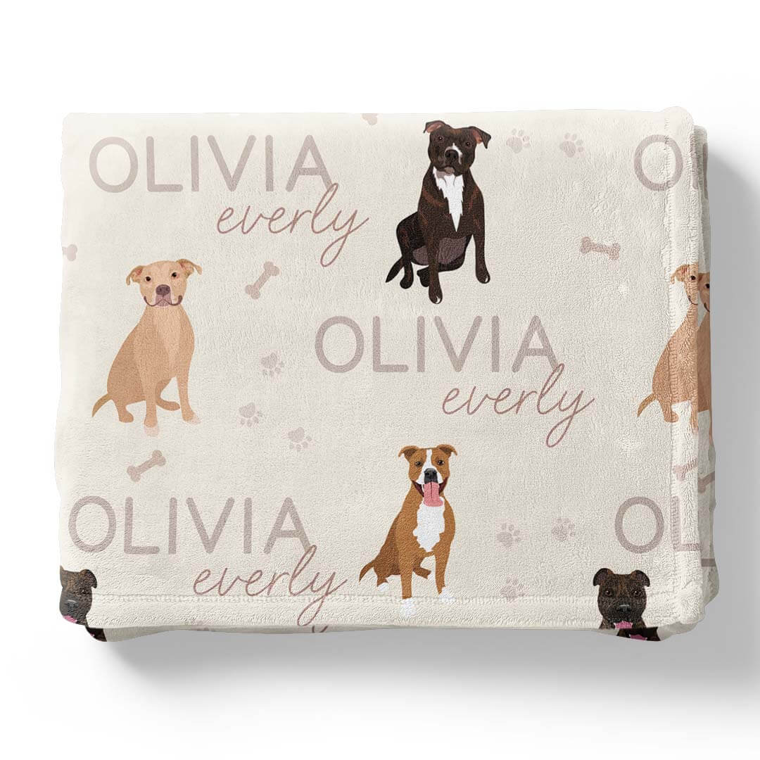 Personalized Kids Blankets | Dog Breeds