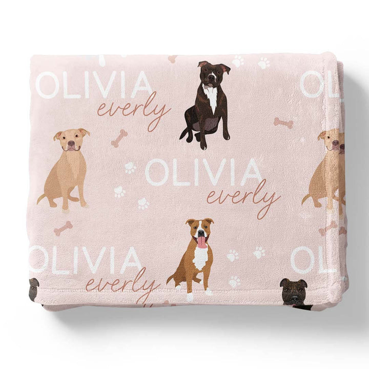 Personalized Kids Blankets | Dog Breeds