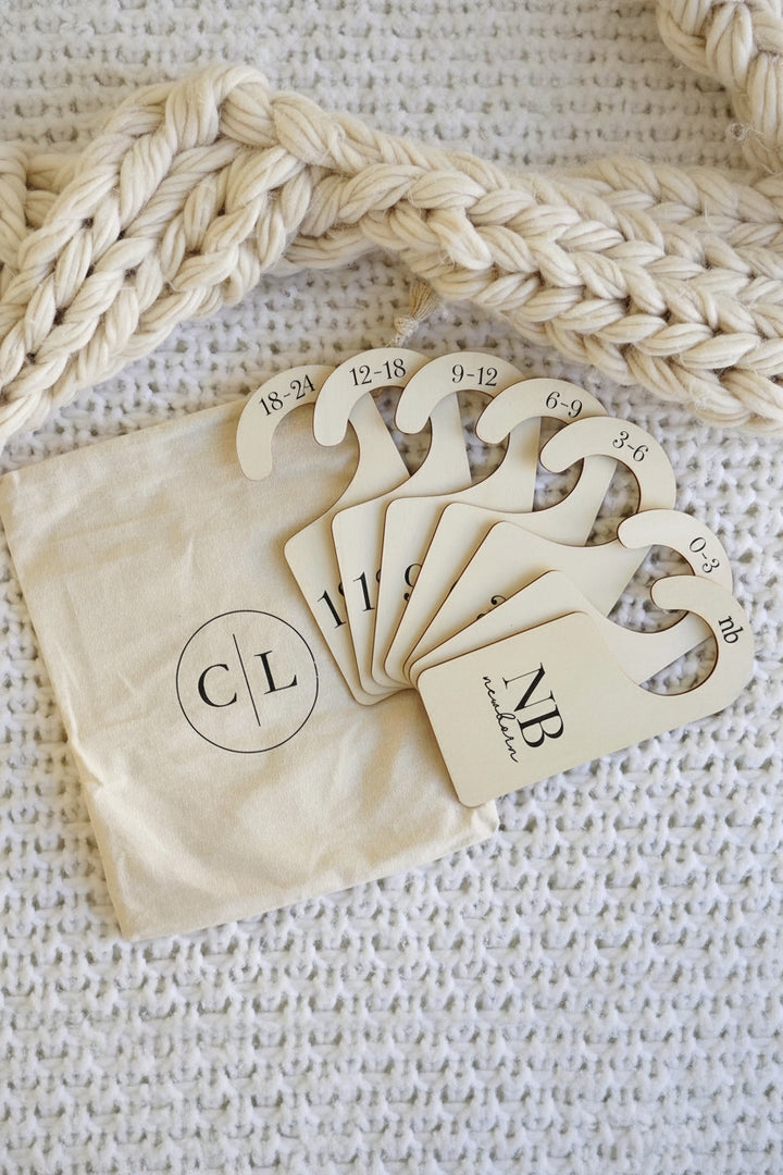 plain closet dividers for newborn nursery 