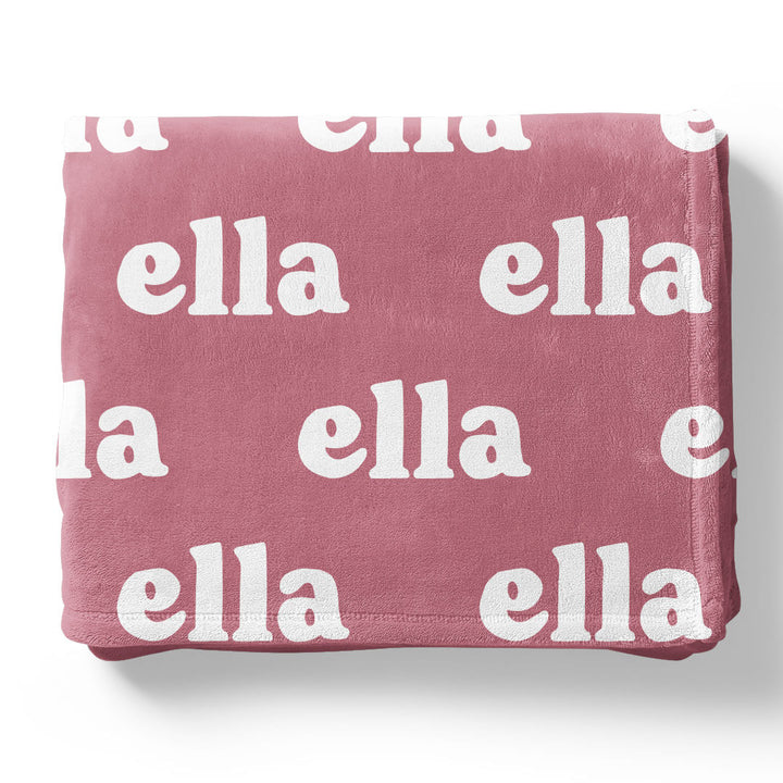 Candy Apple Personalized Color Blanket