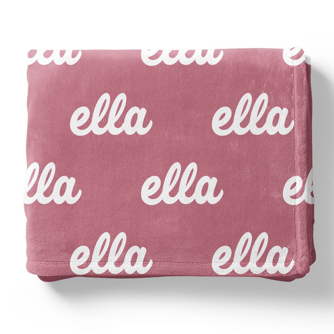 Candy Apple Personalized Color Blanket