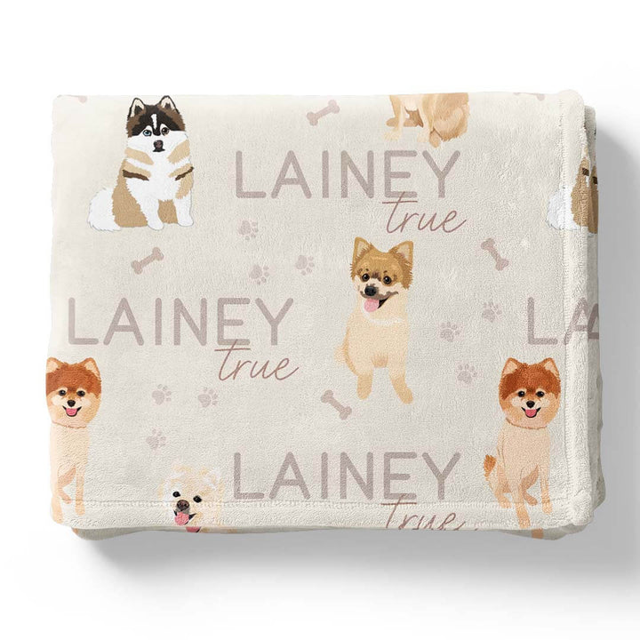 Personalized Kids Blankets | Dog Breeds