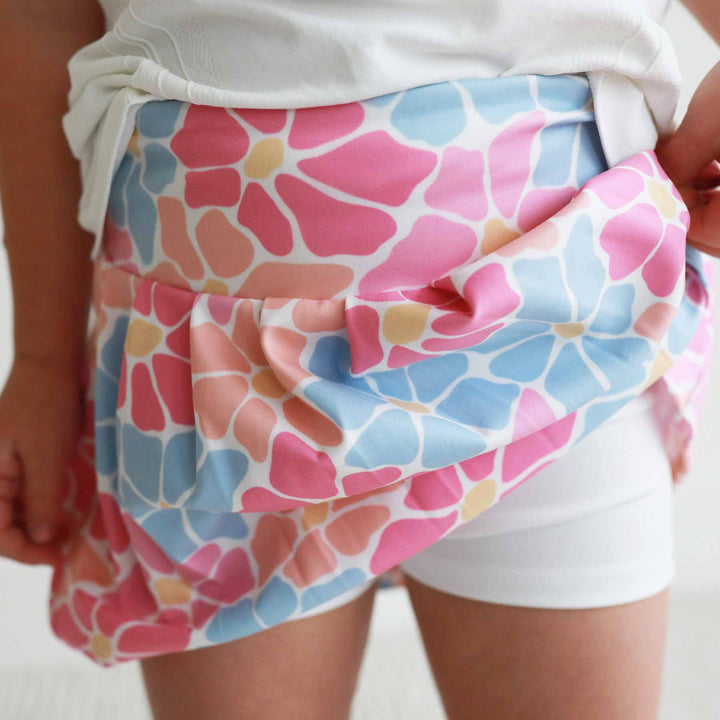 kids cloudactive athletic pleated skirt power flower 