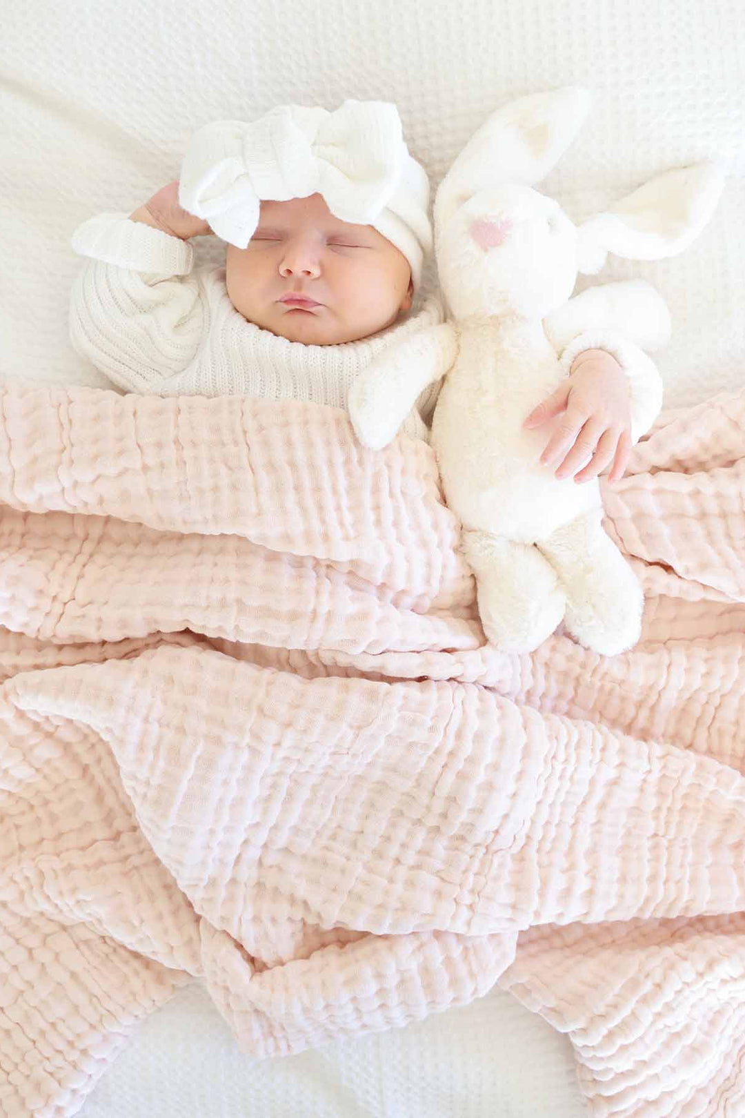 Organic Cotton Muslin Swaddle | Primrose