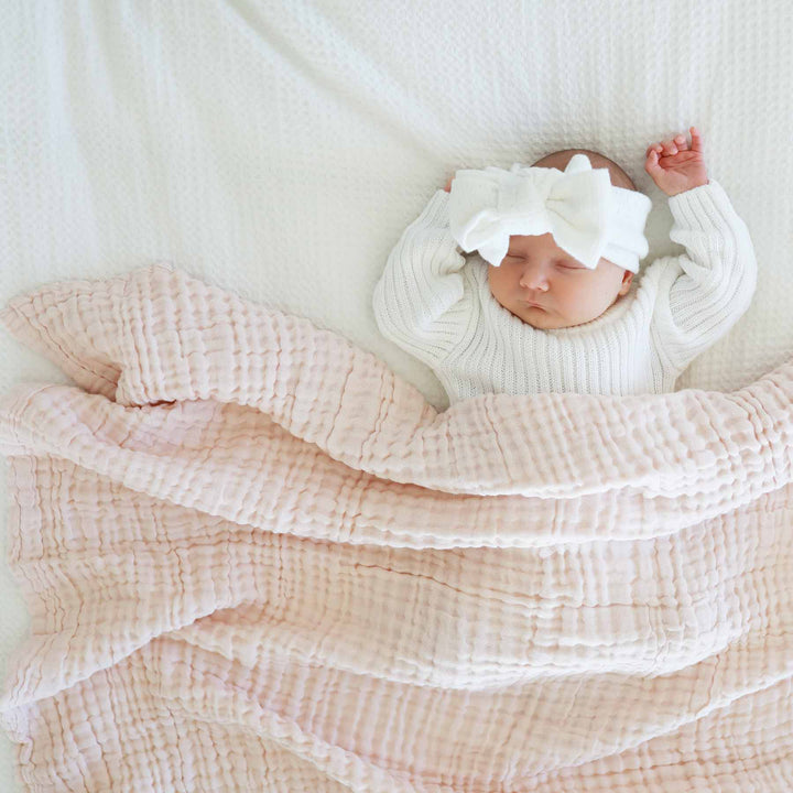Organic Cotton Muslin Swaddle | Primrose