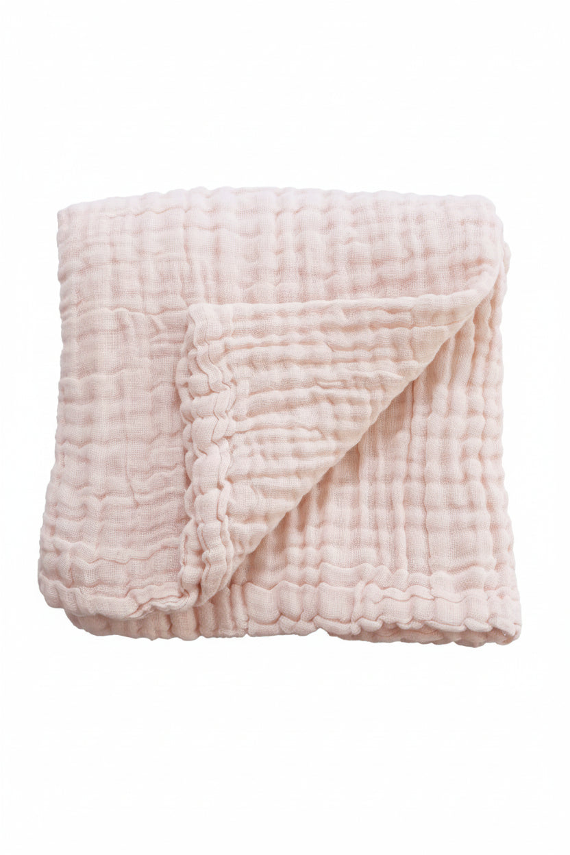 primrose light pink gauze swaddle for babies