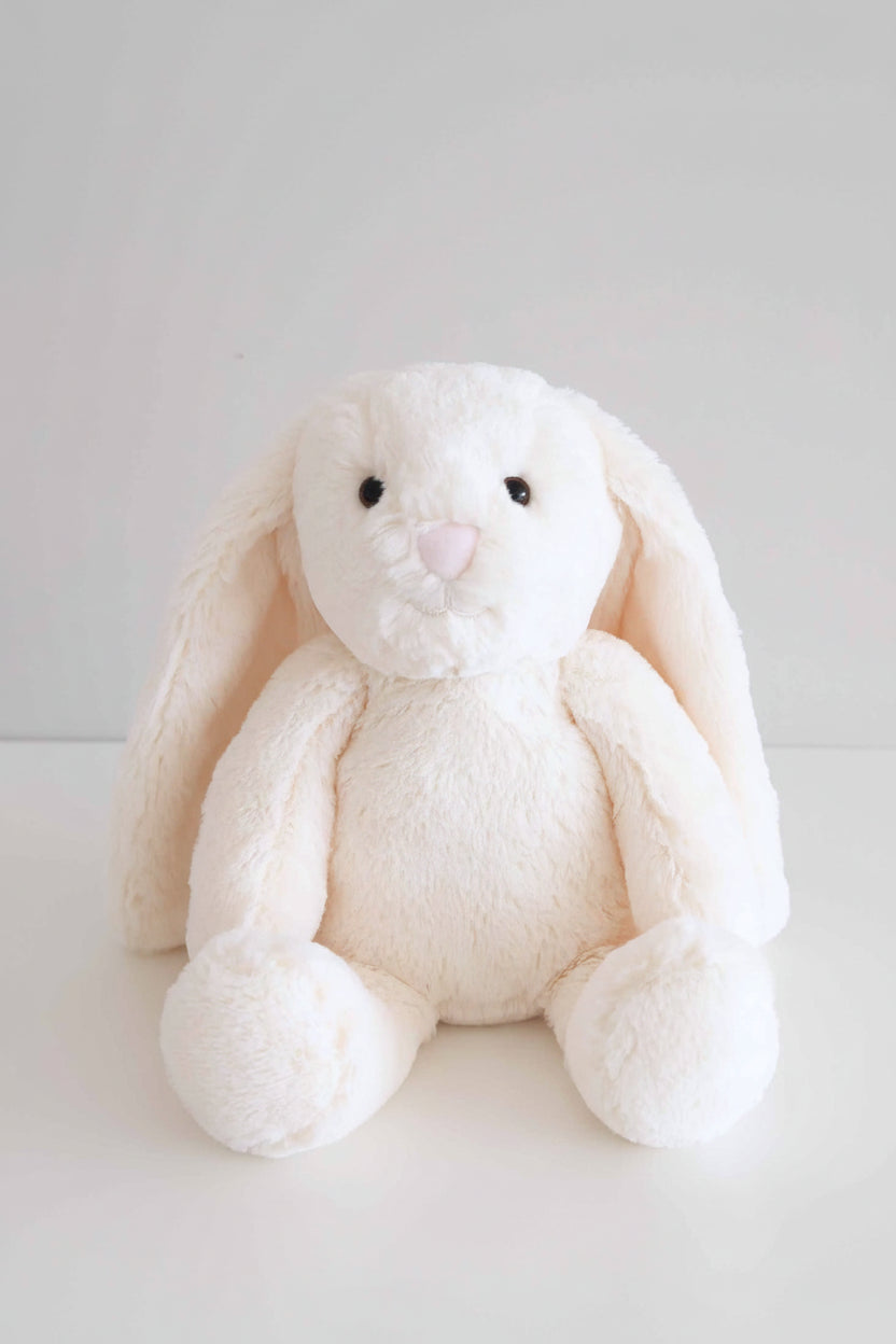 white bunny stuffed animal for kids 