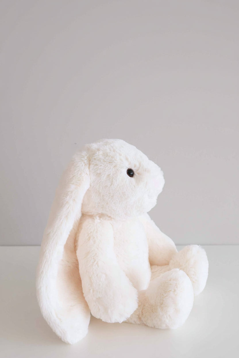 large white bunny stuffed animal for kids 